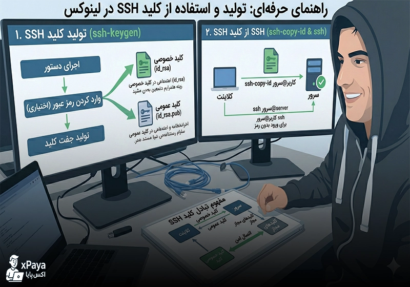 ساخت و استفاده از SSH Key در لینوکس