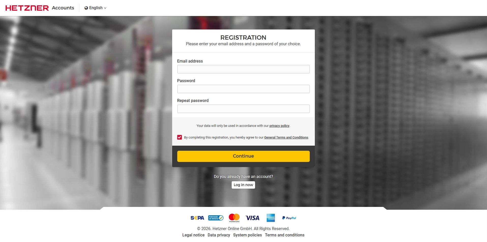 وریفای اکانت هتزنر