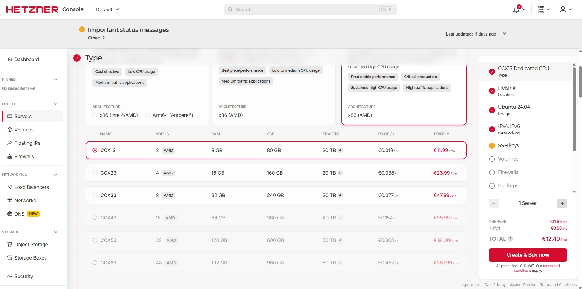 general purpose قیمت سرور های هتزنر