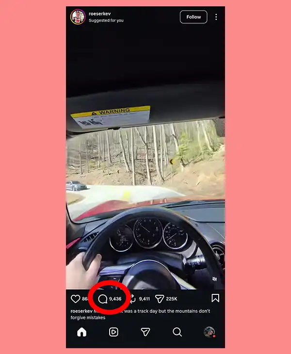 اموزش کانمت گذاشتن در پست اینستاگرام