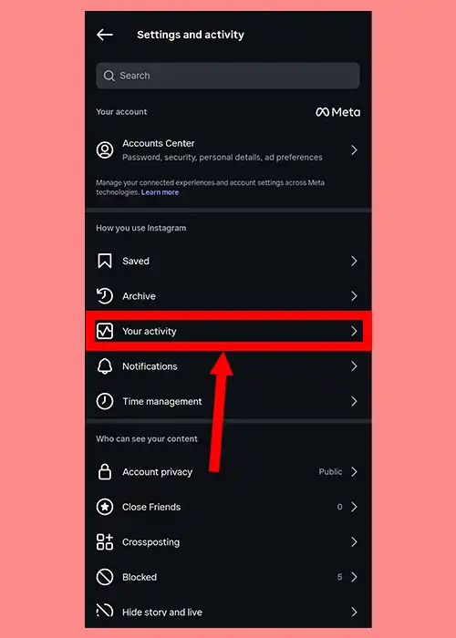باز کردن منو فالیت اینستاگرام باز کردن منو فالیت اینستاگرام