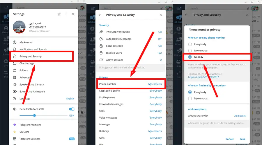 پنهان کردن شماره تلفن از دید افراد ناشناس پنهان کردن شماره تلفن از دید افراد ناشناس