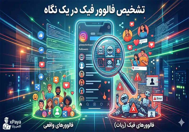 تشخیص فالوور فیک در یک نگاه تشخیص فالوور فیک در یک نگاه